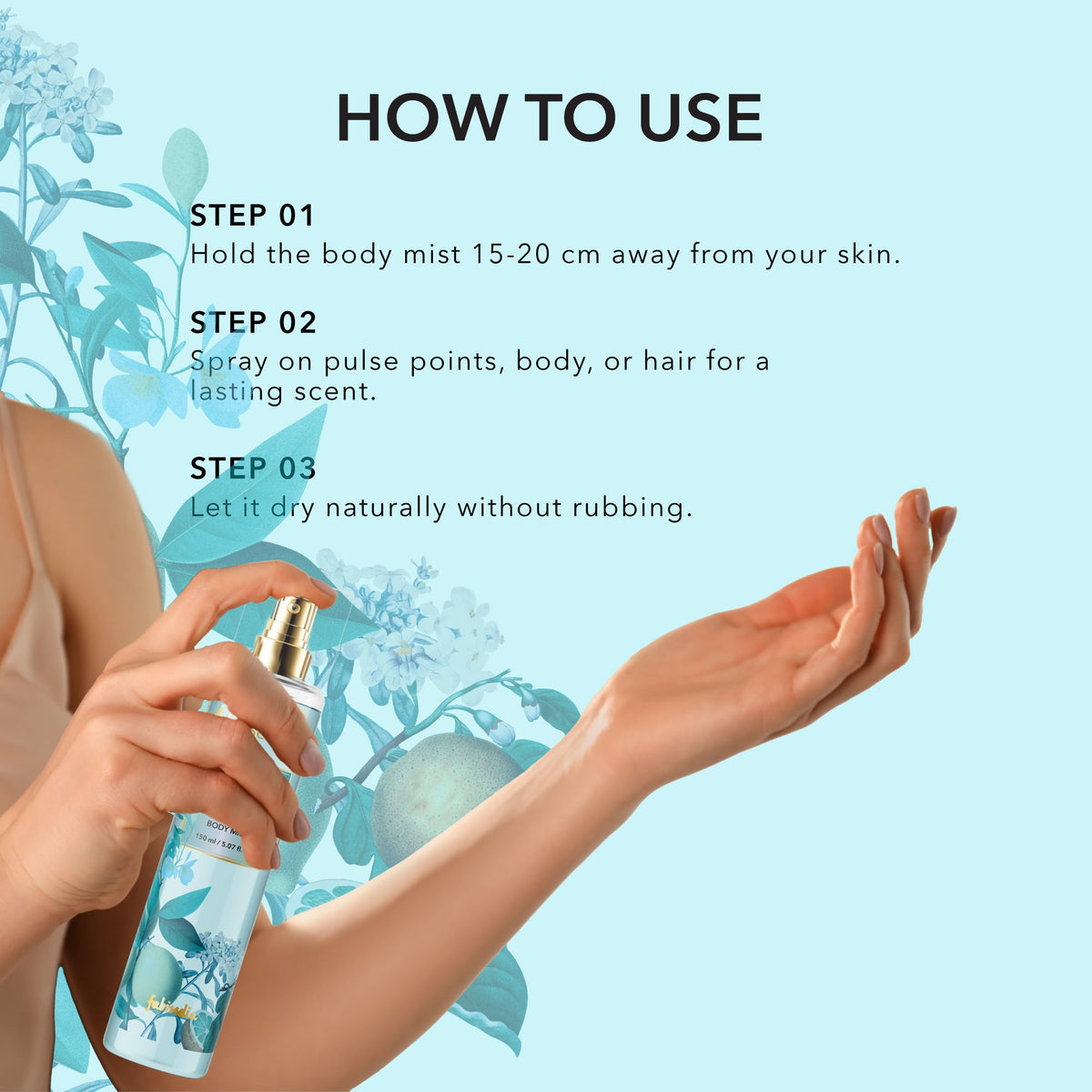 fabessentials Ocean's Bliss Body Mist 150ml | Luxury Fine Fragrance Mist for Women & Men