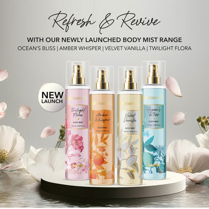 fabessentials Velvet Vanilla Body Mist 150ml | Luxury Fine Fragrance Mist for Women & Men
