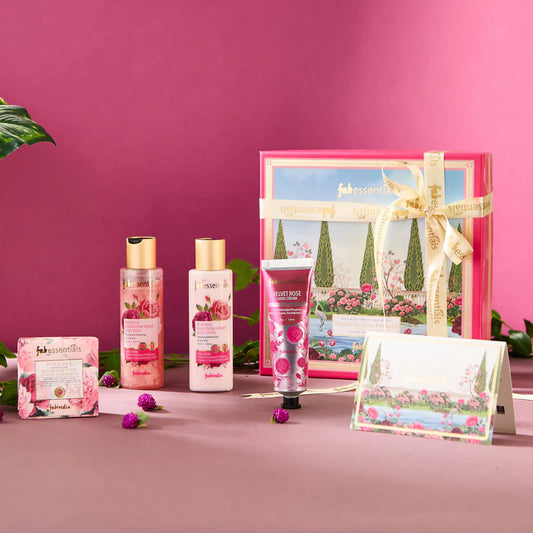 Blooming Rose Orchard Bath & Body Gift Set - Pack of 4