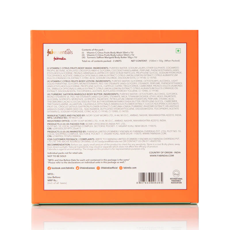 Vitamin C Bath & Body Care Gift Set 150g
