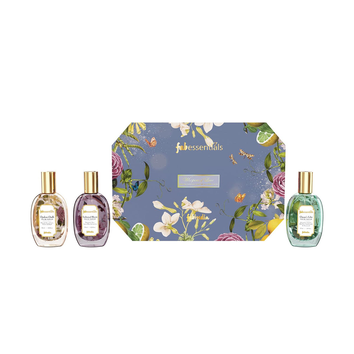 fabessentials Luxury Perfume Gift Set | Eau De Parfum for Men & Women | Long-Lasting Fragrances 3 x 30ml