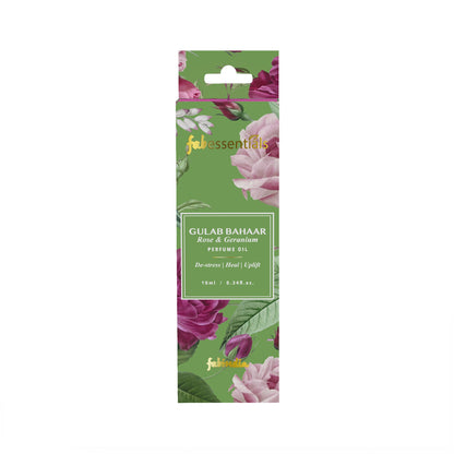 Fabessentials Gulaab Bahaar Rose & Geranium Perfume Oil 10 ml