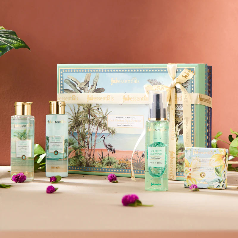 fabessentials Sea Breeze Spa Body Care gift Set 310g | Bath & Body Gift Set