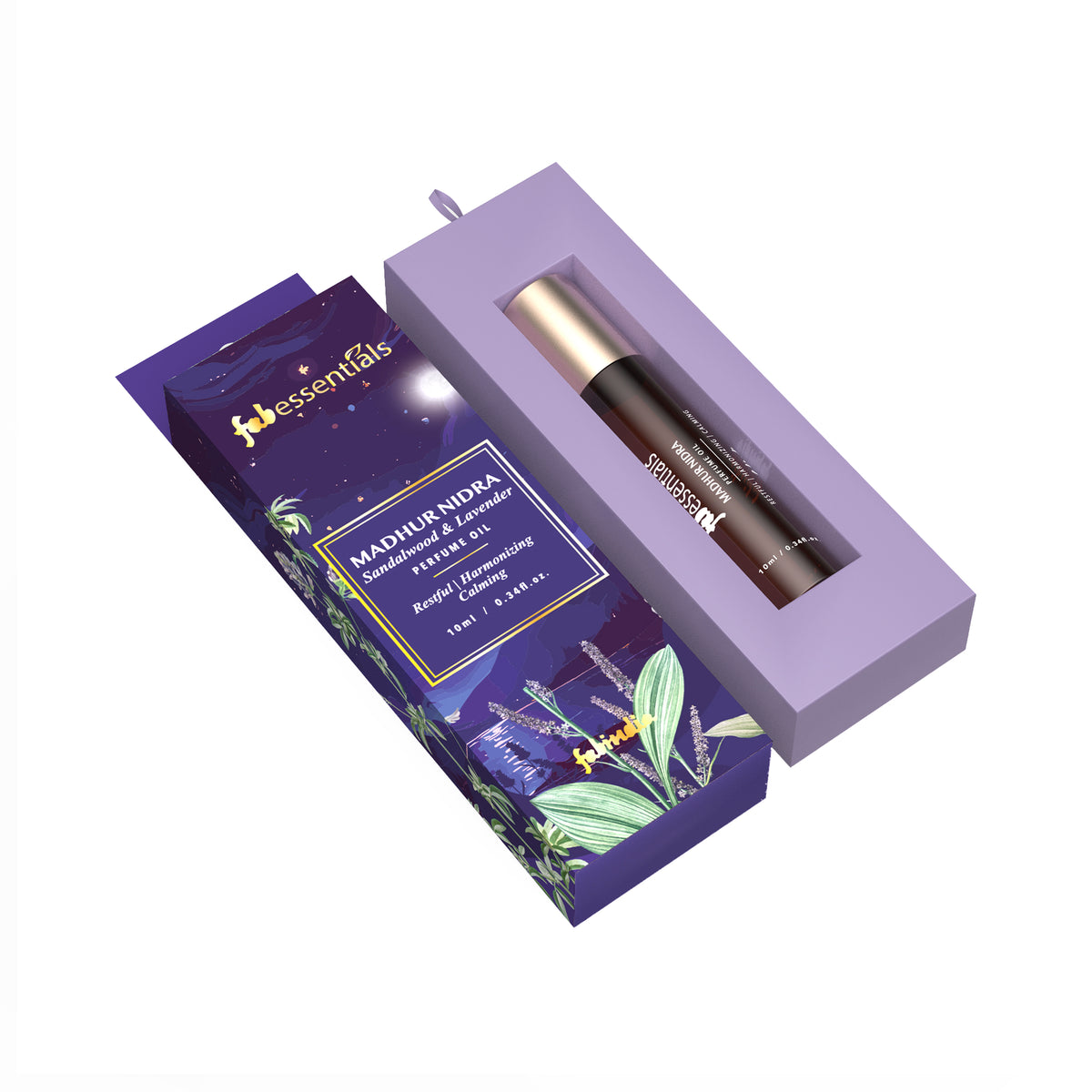 fabessentials Perfume Oil 10ml (Madhur Nidra) | Roller ball Perfume Oil for Men & Women