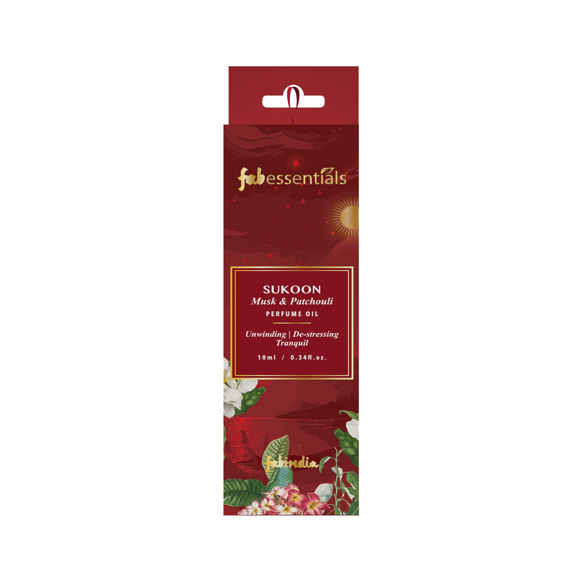 fabessentials Perfume Oil 10ml (Sukoon) | Roller ball Perfume Oil for Men & Women