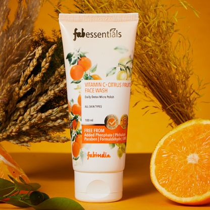 Vitamin C Citrus Fruits Face Wash - 100 ml