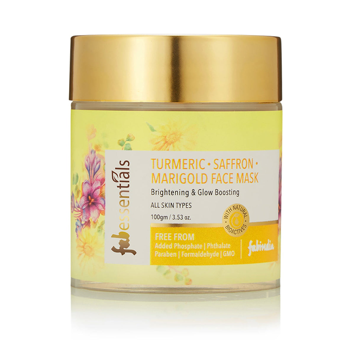 Turmeric Saffron Marigold Face Mask - 100 gm