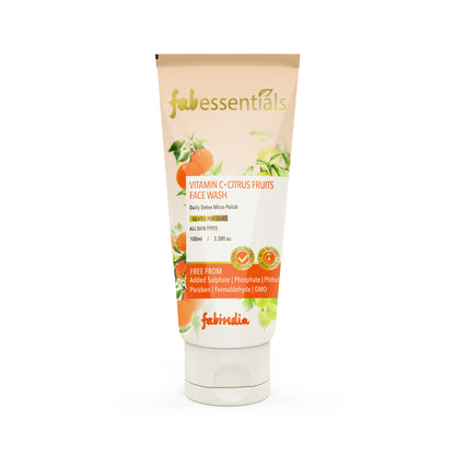 Vitamin C Citrus Fruits Face Wash - 100 ml